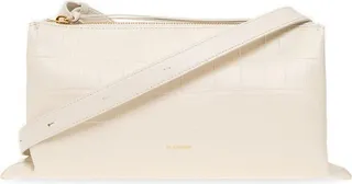 Jil Sander Embossed Logo Printed Crossbody Bag