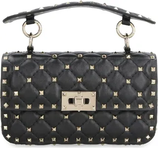 Valentino Garavani - Rockstud Spike Leather Mini Crossbody Bag