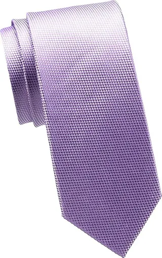 Micro Checkered Silk Tie