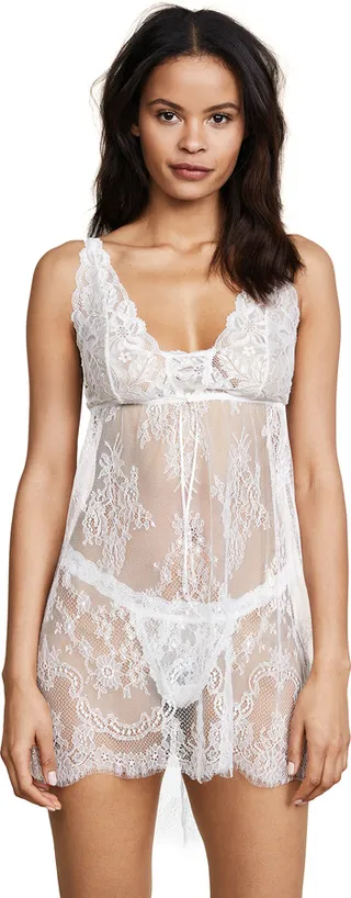 Hanky Panky Victoria Lace Chemise with G-String