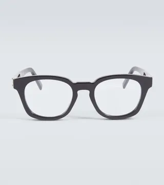 Rounded acetate glasses