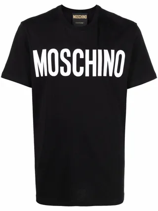 logo-print organic cotton T-shirt