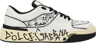 Dolce & Gabbana Graffiti-Printed Sneakers