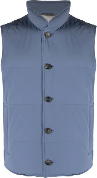 Blue Padded Gilet