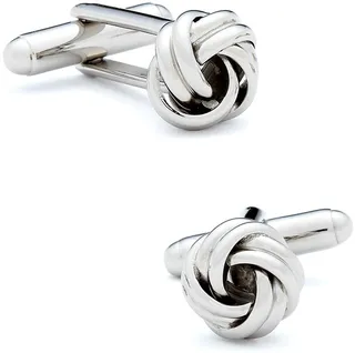 Silver Knot Stud Set
