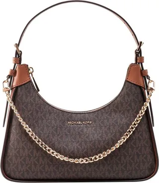 Michael Kors All-Over Monogram Shoulder Bag