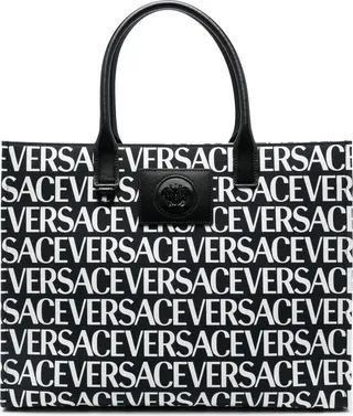 All-Over Logo-Print Tote Bag