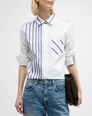 Alex Striped Button-Down Shirt
