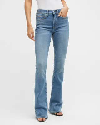 Beverly High-Rise Skinny Flared Jeans