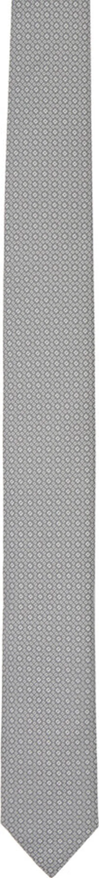 BOSS Gray Silk Tie