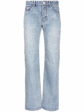 BALENCIAGA- Low Waist Denim Jeans