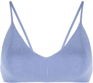 Ribbed-Knit Bralette