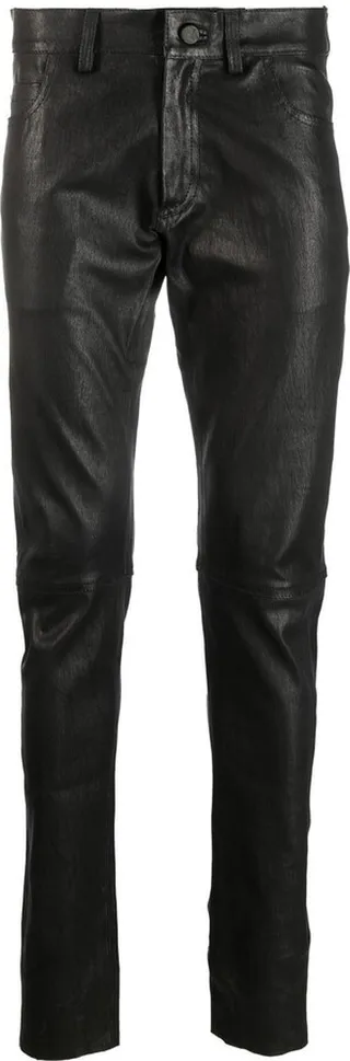 Slim-Cut Leg Trousers