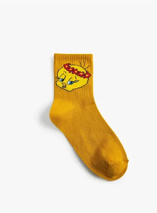 Tweety Socket Socks Licensed Patterned
