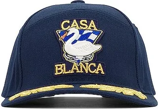 Casablanca Par Avion Laurel Cap in Navy
