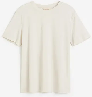 Silk-blend T-shirt