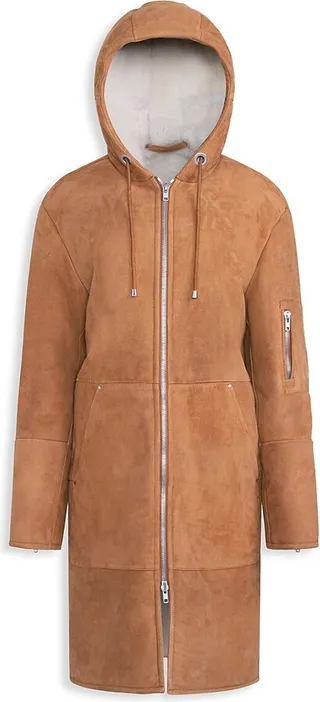 Teddy Shearling Parka Jacket