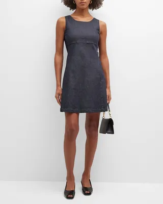 Sleeveless Fit-&-Flare Mini Dress