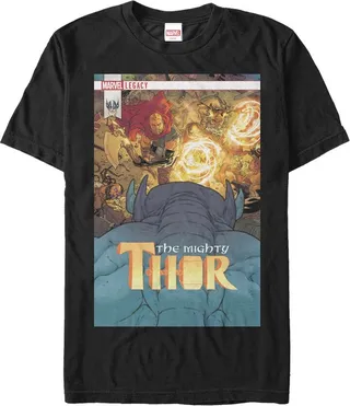 Men's Marvel Legacy Mighty Thor T-Shirt - Black - 2X Large