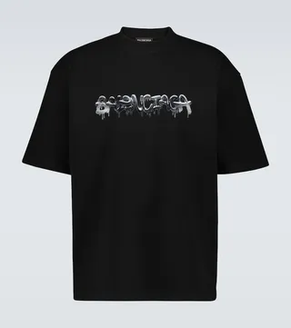 Slime cotton jersey T-shirt