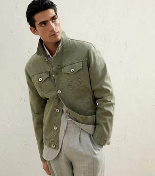 Brunello Cucinelli 4-Pocket Denim Jacket