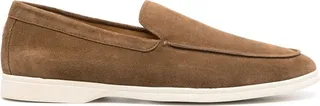 Almond-Toe Suede Loafers