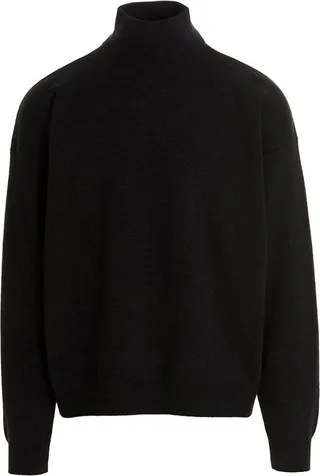 Fear of God Logo Patch Turtle Neck Jumper