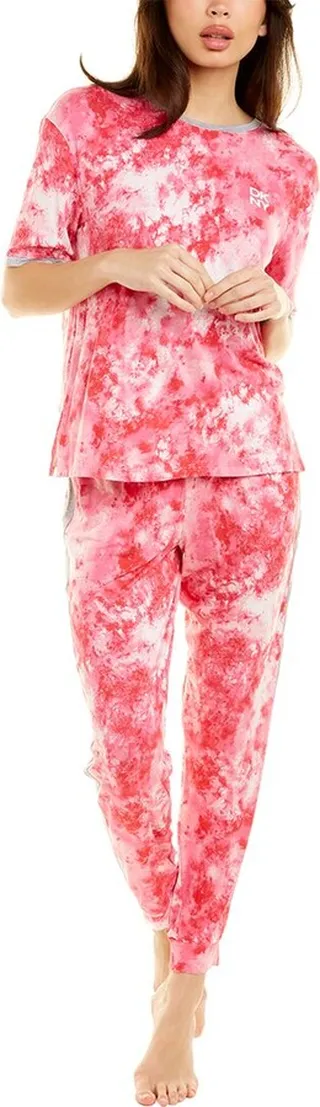 DKNY 2pc Sleep Top & Jogger Pant Set