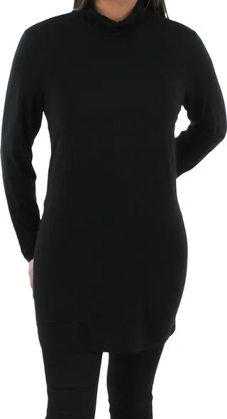 Womens Turtleneck Layering Tunic Top