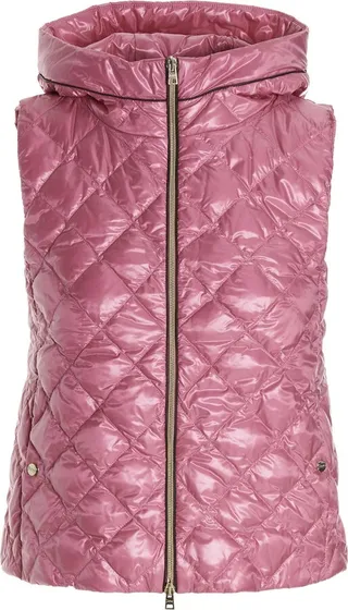 Hooded Sleeveless Jacket