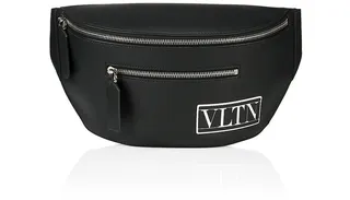 Logo Leather Belt Bag
