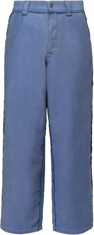 Cotton Wide-Leg Trousers