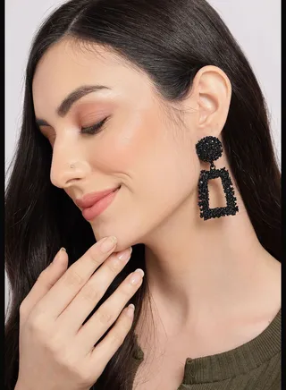 Raffia Designer Earrings