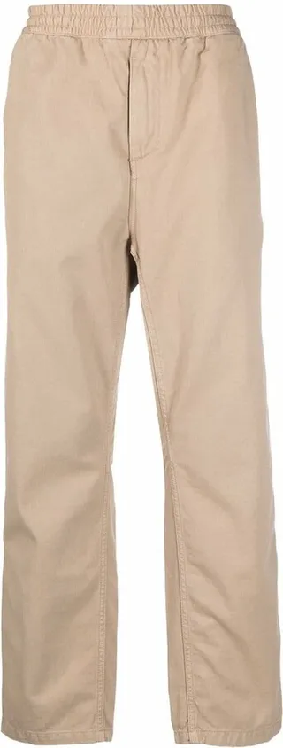 High-Rise Straight-Leg Trousers