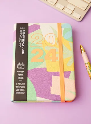 2024 A6 Weekly Buffalo Diary Recycled Mix