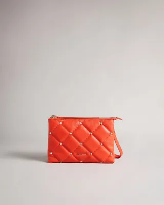 Quilted Studded Mini Crossbody