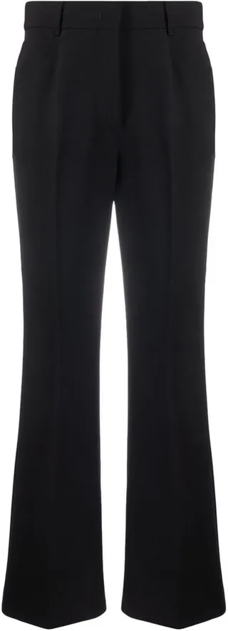 Cropped Bootcut Trousers