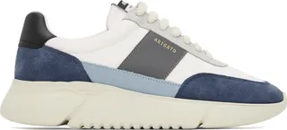 Axel Arigato White & Navy Genesis Vintage Sneakers