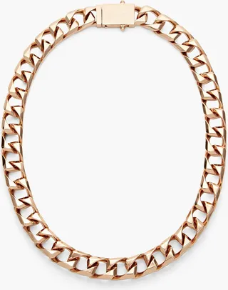 Rose gold-tone necklace