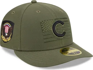 Men's New Era Green Chicago Cubs 2023 Armed Forces Day Low Profile 59FIFTY Fitted Hat