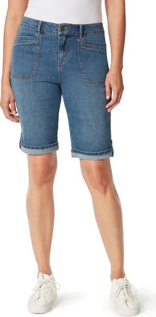 Gloria Vanderbilt Women's Utility Side Tab Bermuda Short