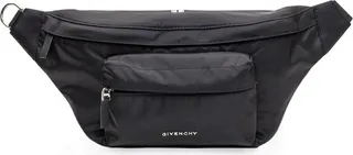 Givenchy Logo Plaque Zipped Belt Bag