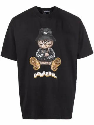 NY Bear graphic-print T-shirt
