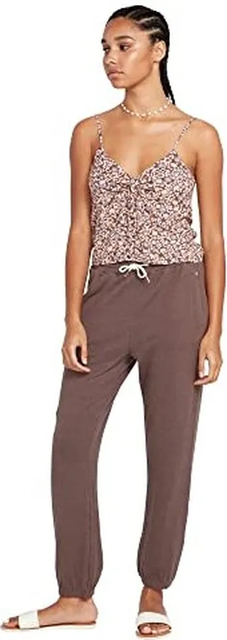 Volcom Women's Lived in Lounge Fleece Sweatpants (Regular & Plus Size)