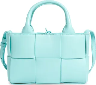 Arco Intrecciato Leather Tote