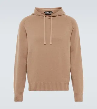 Hooded cashmere sweater