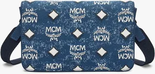 Aren Camera Bag in Vintage Denim Jacquard