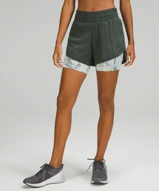 Track That 2-in-1 High-Rise Shorts 6"