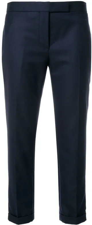 120s Cropped Tailored Trousers