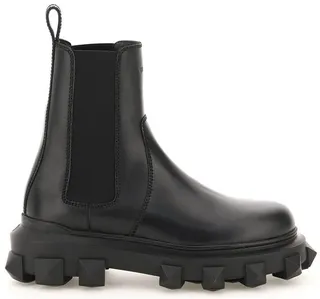 Valentino Garavani Roman Stud Slip-On Chelsea Boots